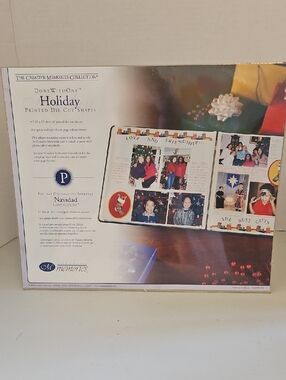 Creative Memories Holiday Printed Die Cut Shapes - Red, White, Gold